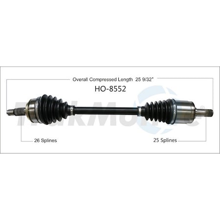 Surtrack Axle Cv Axle Shaft, Ho-8552 HO-8552